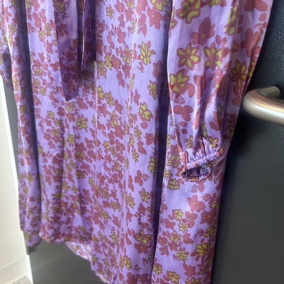 JC Sophie M Liz European NWT Pink and Purple Long Sleeve Sundress with Cowl Neck - Picture 7 of 16